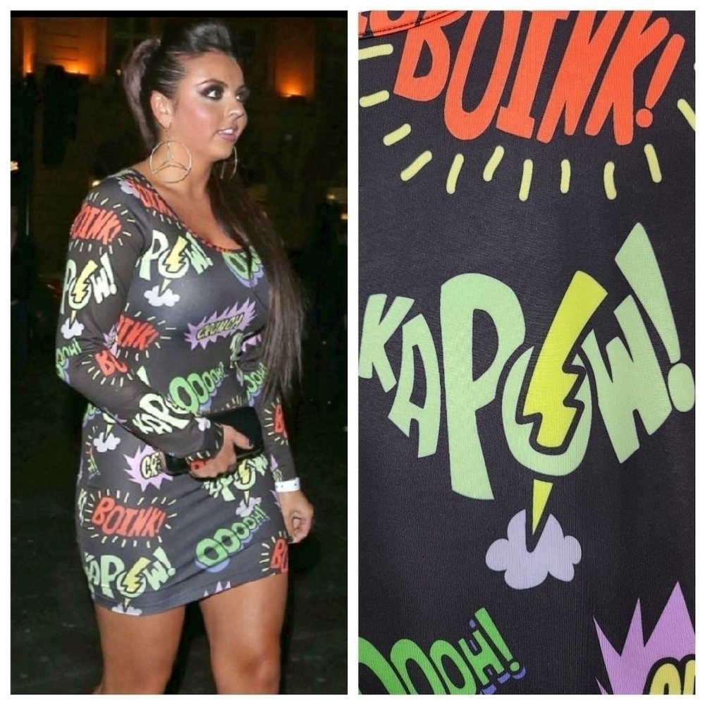 NWT Lazy Oaf S SMALL Kapow Bodycon Dress